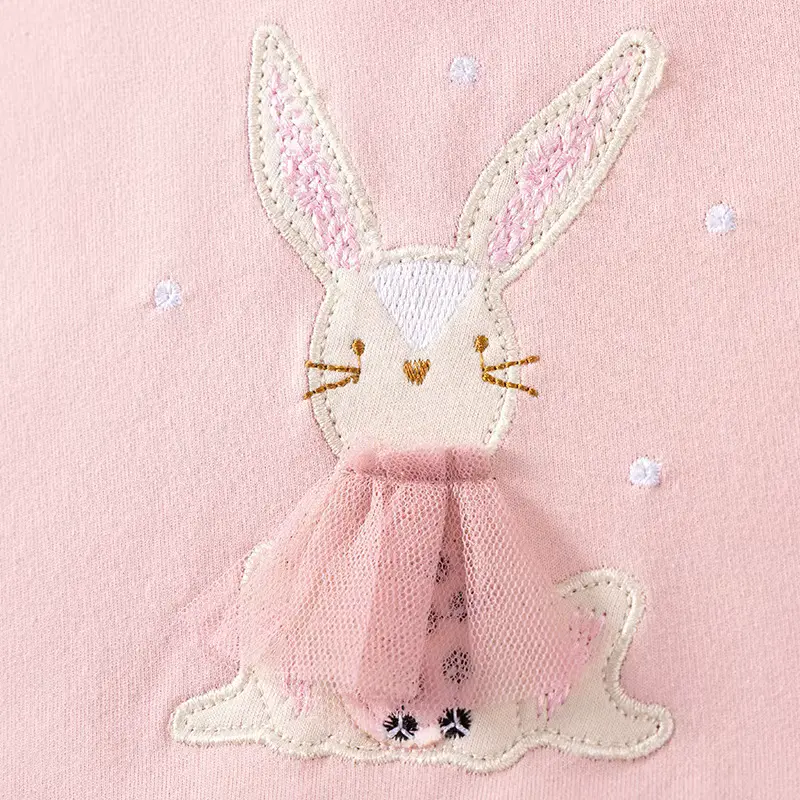 Girls Cotton Cartoon Long Sleeve TWO Piece Customized Color Clothing Wholesale product image 4