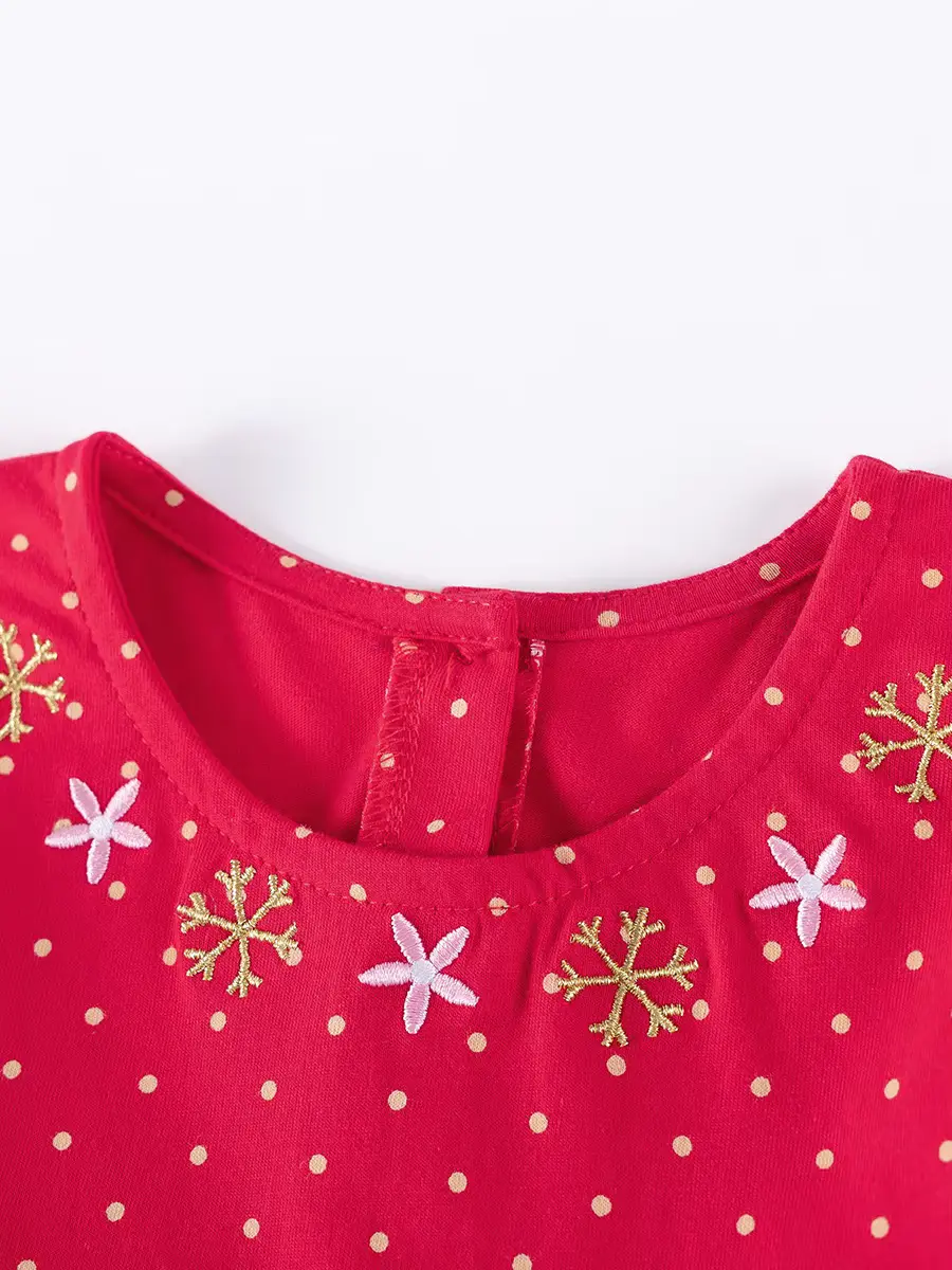 Girls Cotton Cartoon Printed Knee-length 100 Long Sleeve A-line Clothing Wholesale product image 3