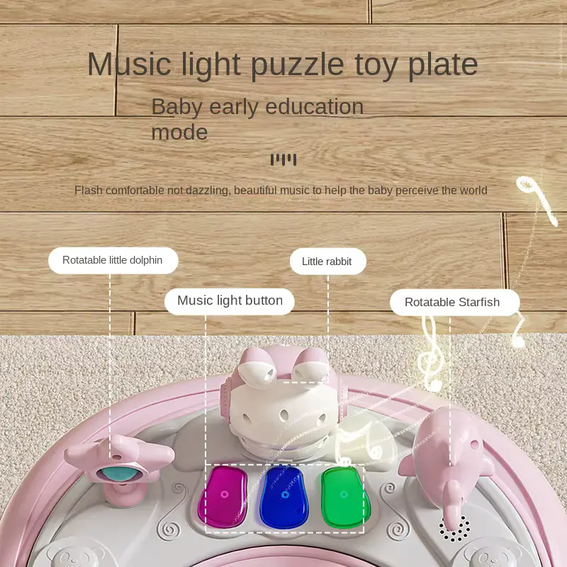 Multifunction Foldable Plastic Walkers Anti-o LEG Anti-rollover 0-3 Years Walker Wholesale product image 3