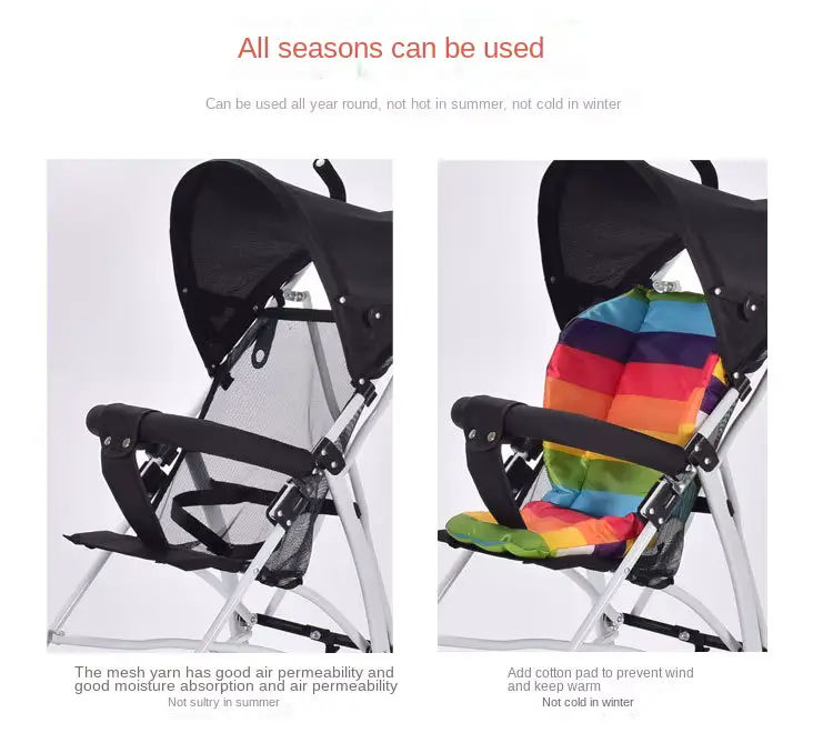 Stroller Lightweight Foldable Wheel With Stainless Steel Frame Shock Wholesale product image 3