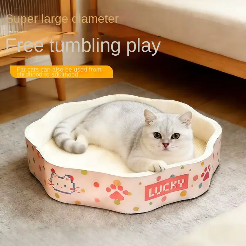 CAT All-in ONE Litter Scratching Basin Board Wear-resistant Corrugated OEM Wholesale product image 3