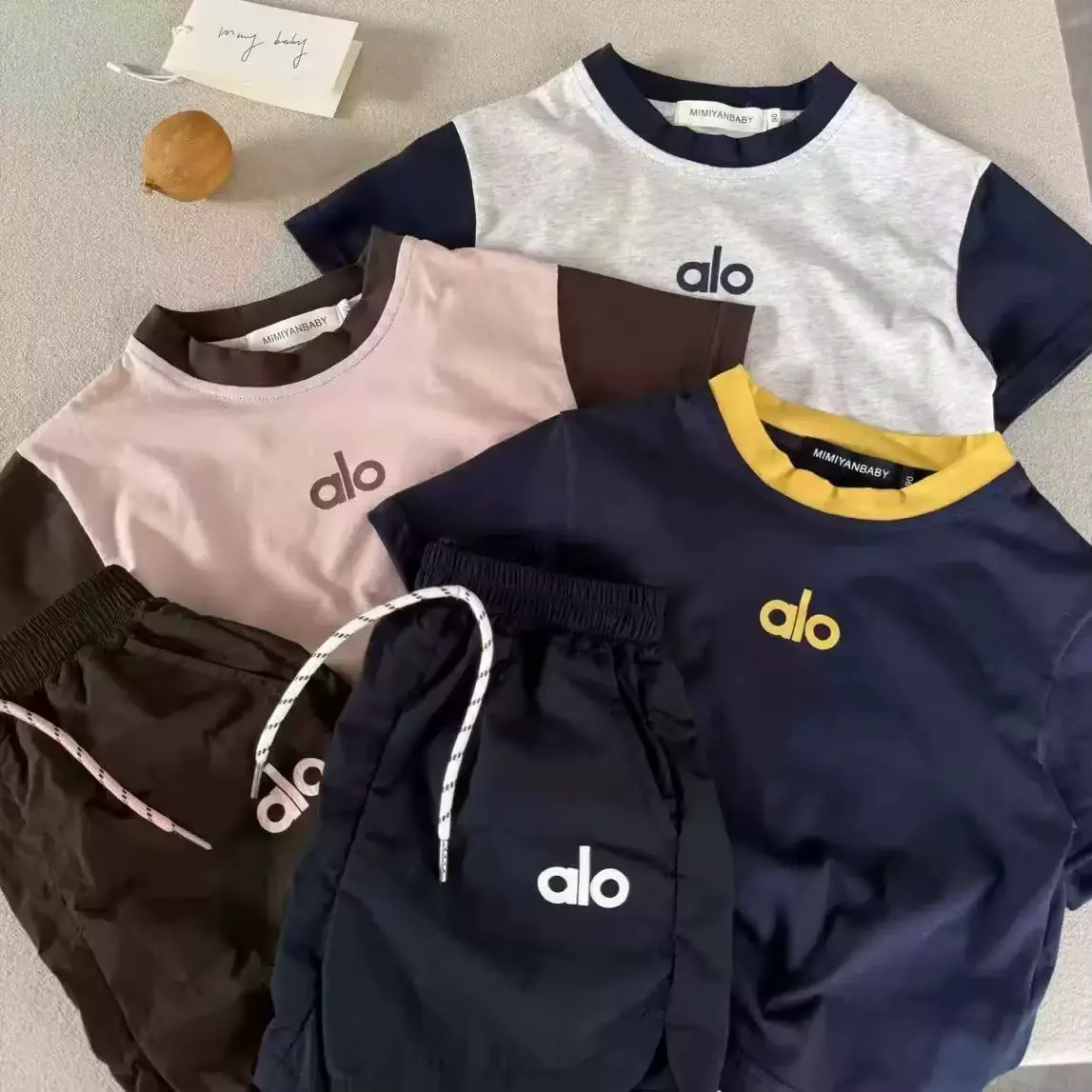 Boys Cotton SET Outfit Customize Your Brand Logo 3-piece Wholesale product image 4