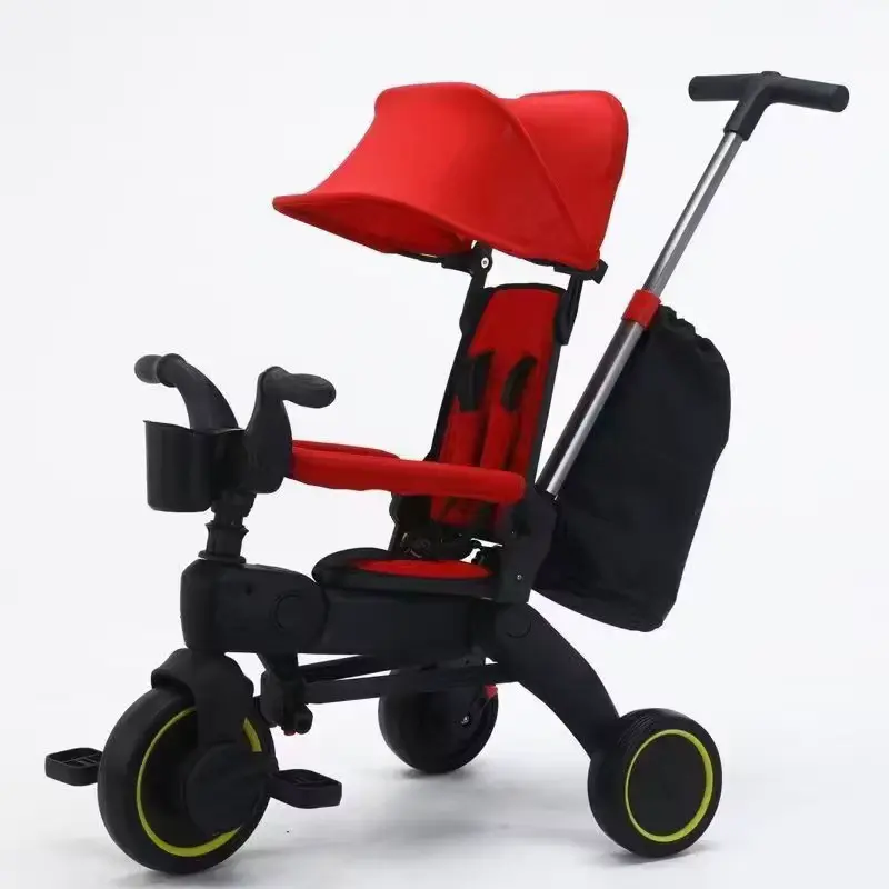 Stroller Tricycle Convertible Riding Bicycle FOR Toddlers With Push Wholesale