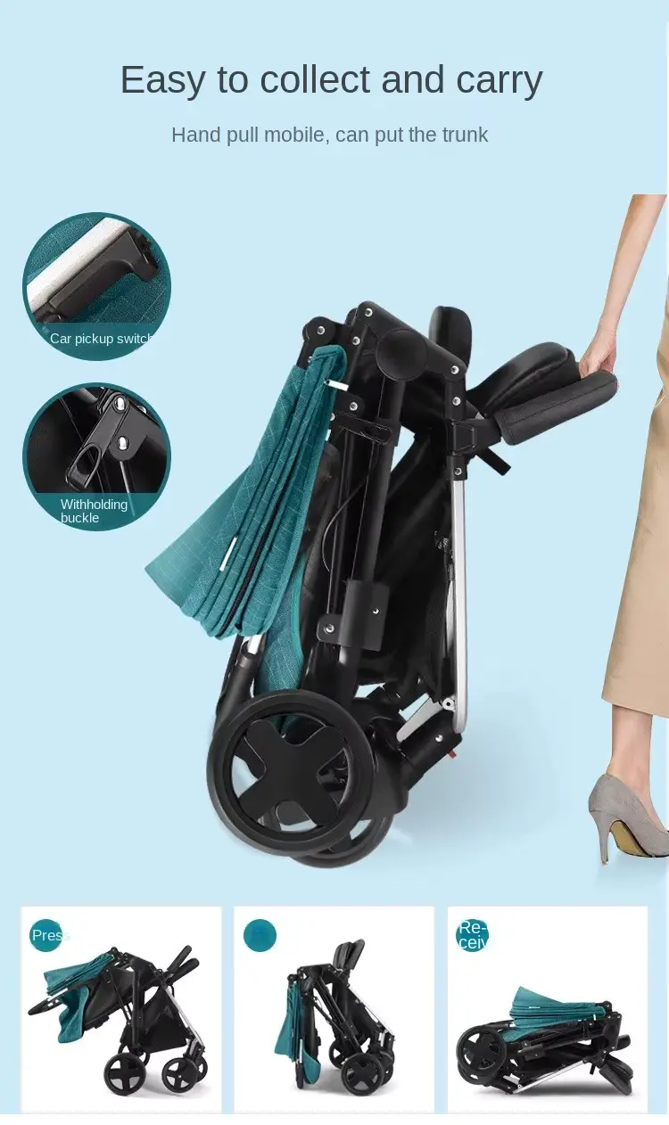Stroller Twin Lightweight Aluminum Alloy Foldable FOR TWO Years Wholesale product image 3