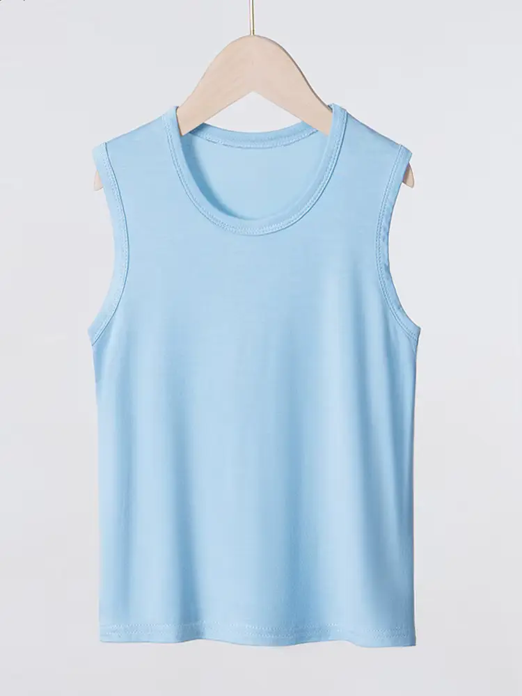 Girls Cotton Pink Angel 6-pack Tank Tops Sleeveless Tie-dyed Clothing Wholesale product image 3