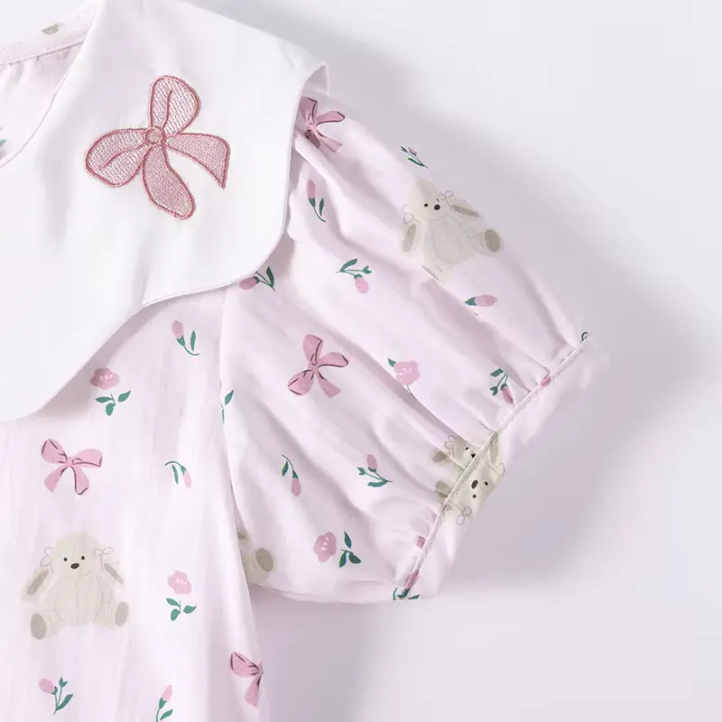 Cotton Animal Princess Dress FOR Medium-sized Flowers Pattern Design Wholesale product image 3