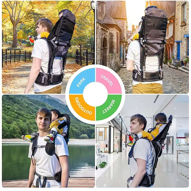 Seat Portable Toddler Lift Shoulder Carrier Comfort Back Frame Wholesale product image 3