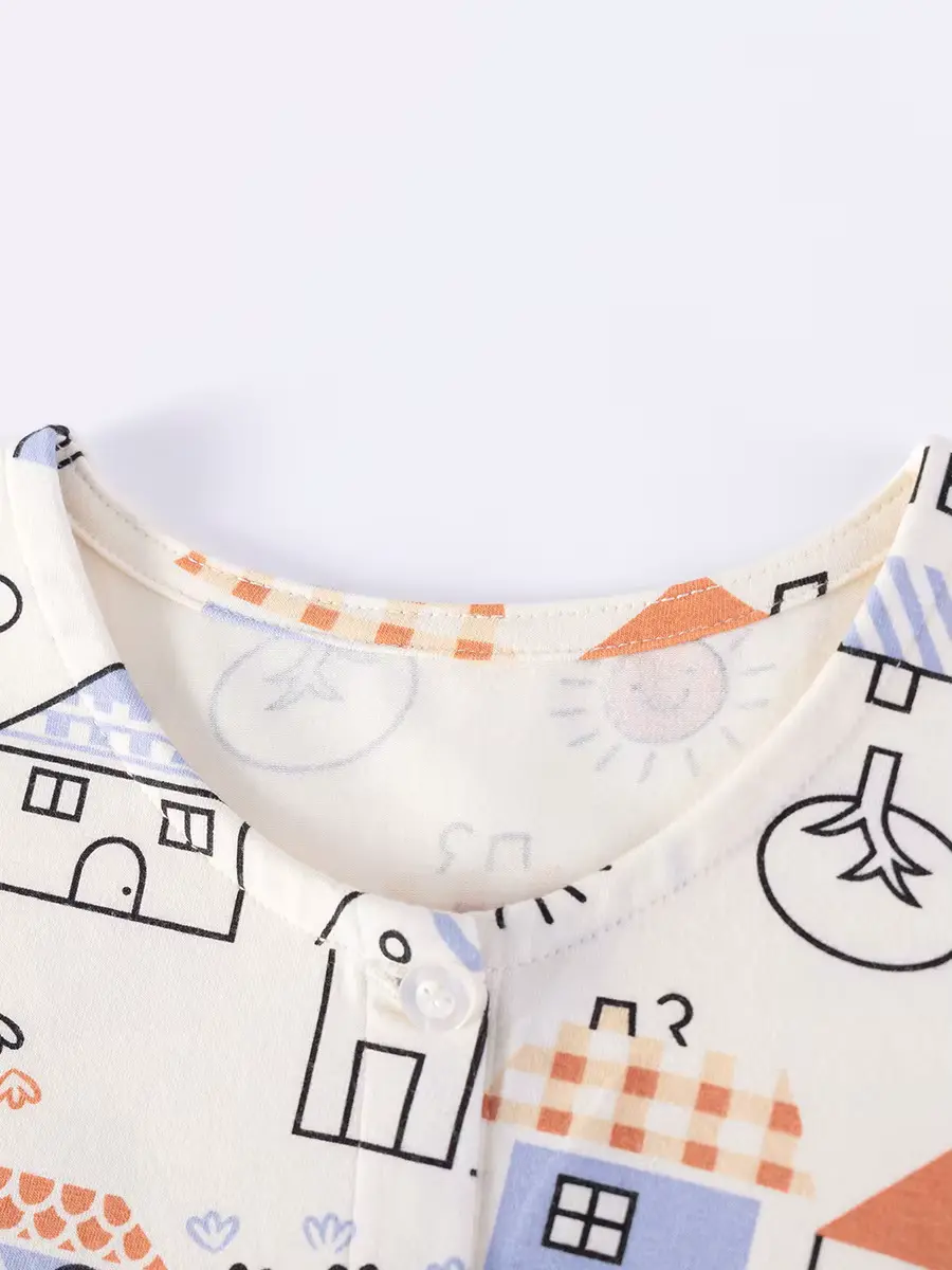 Girls Cotton Cartoon Printed Dress Halloween Character Spooky Ghost Wholesale product image 2