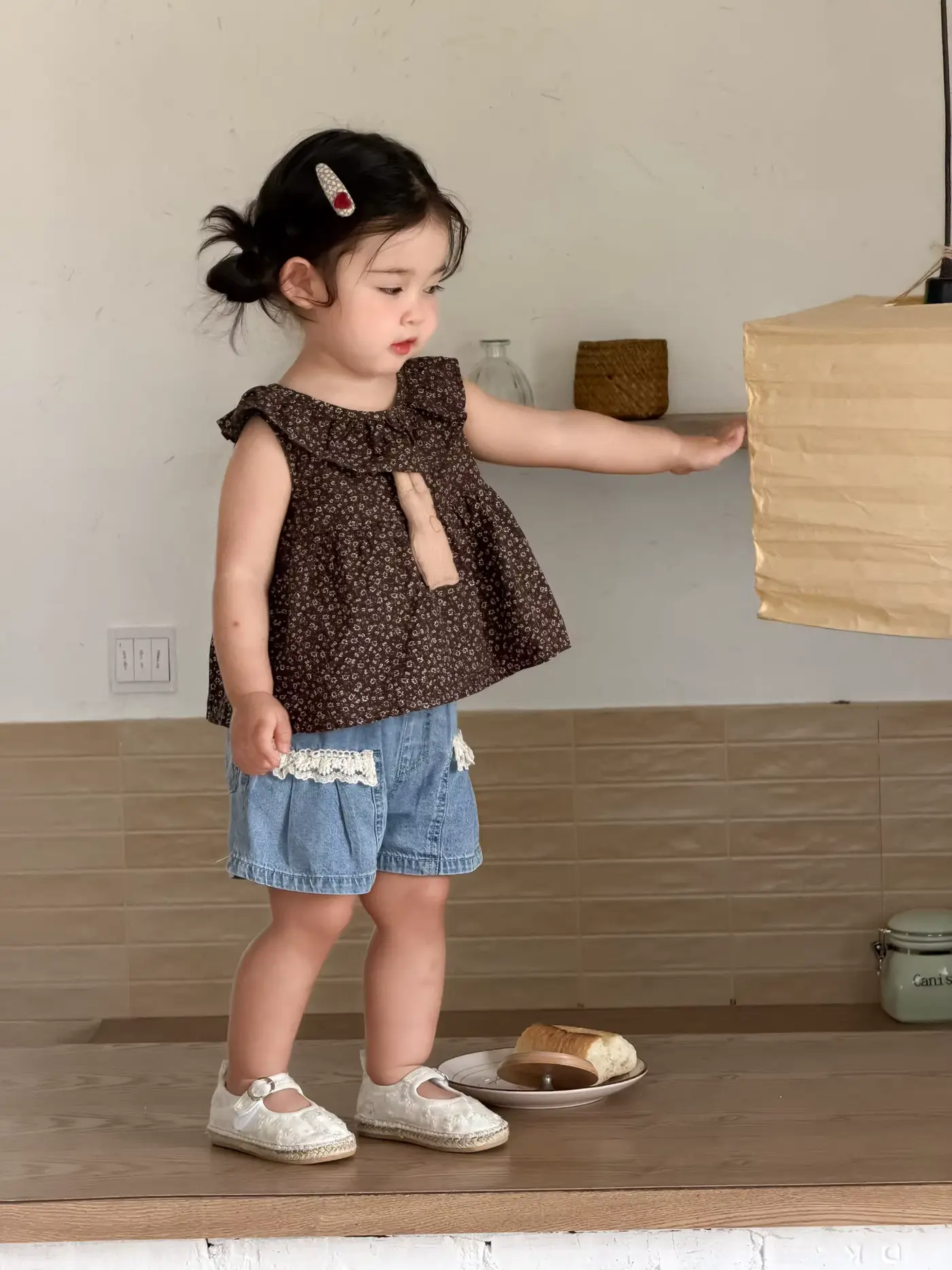 Girls Cotton Print Dress Shorts SET Clothing AND Sweet Wholesale product image 4