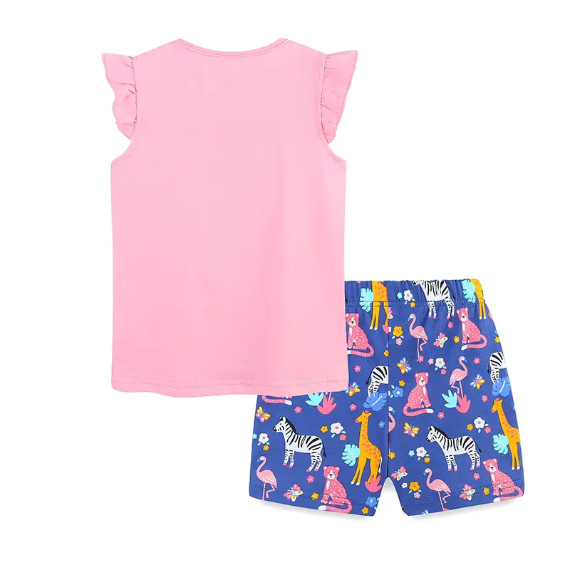 Girls Cotton Cartoon Animal SET Leisure Soft Knitted Short Wholesale product image 2