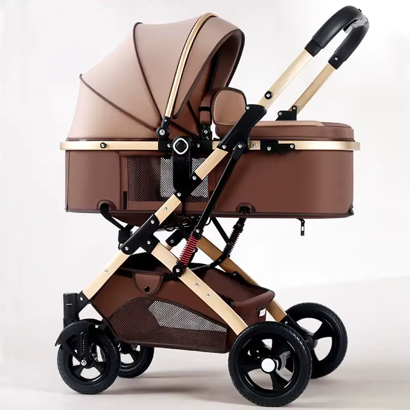 Cartoon Stroller 3-in Carrier 3-seat Curtain Design Strap Ppsu Wholesale