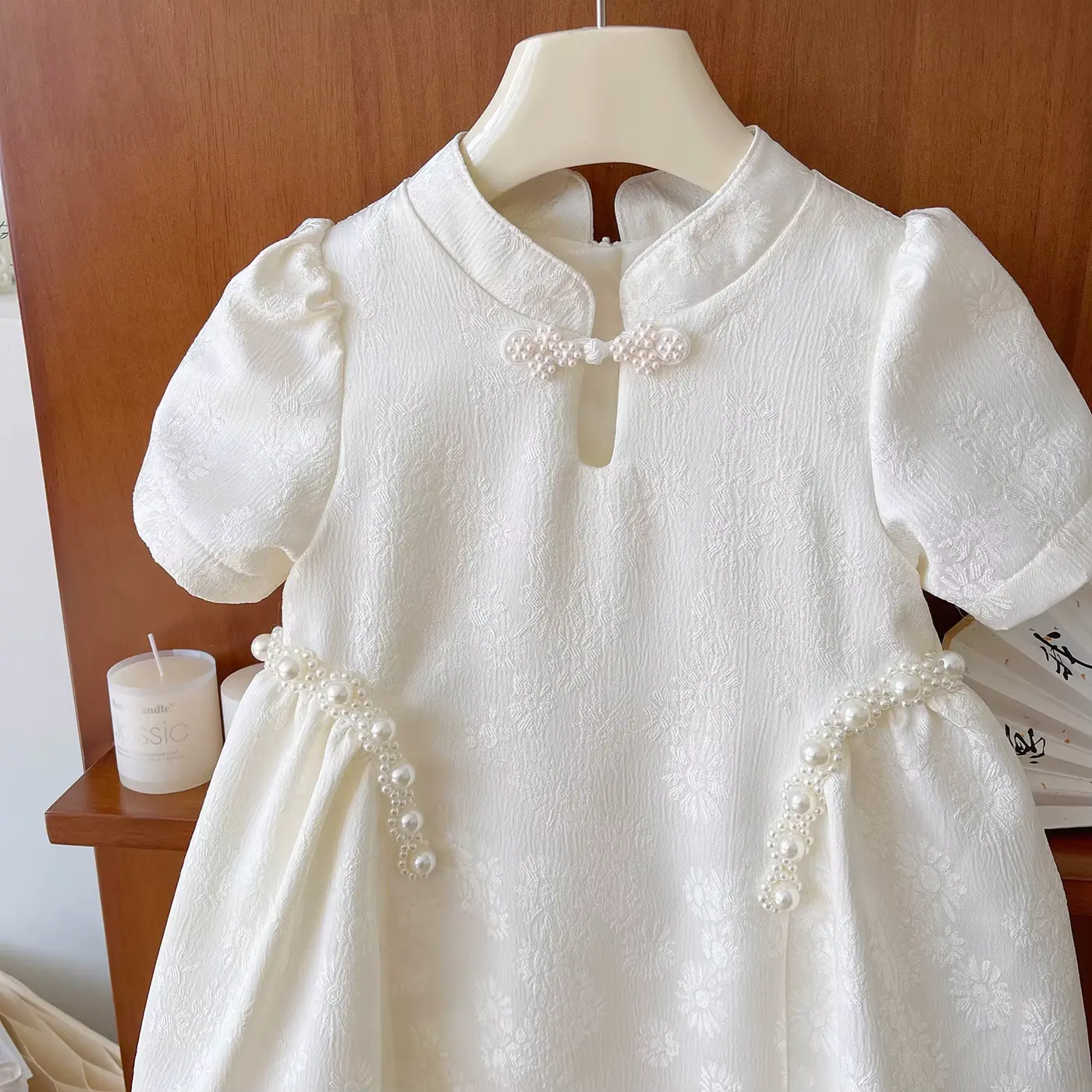 Girls Princess High Quality Eco-friendly Knee-length Short Sleeve Dresses Clothing Wholesale product image 2
