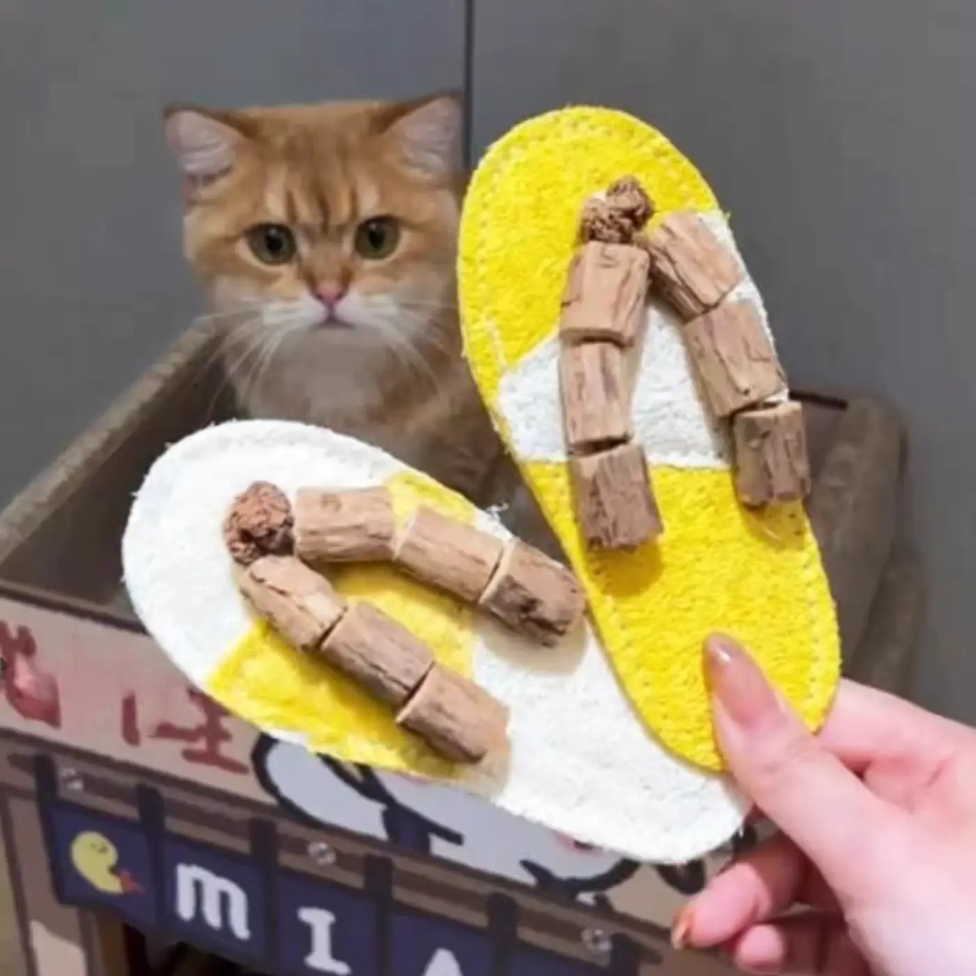CAT TOY Novelty Boredom Relief Loofah Chew-resistant Teeth Grinding Educational Wholesale product image 3