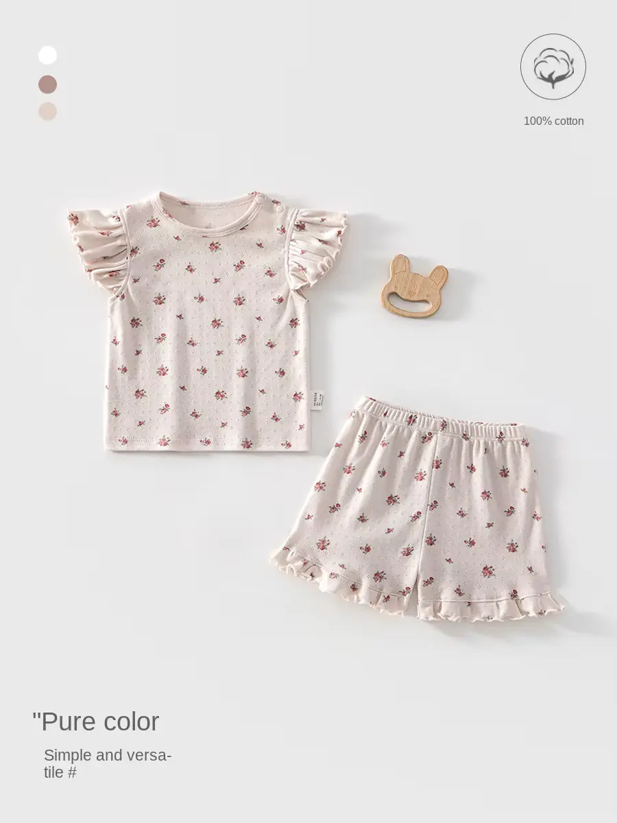 Cotton Shorts Onesie Clothing Newborn Sets Thin 100 Half Wholesale product image 2