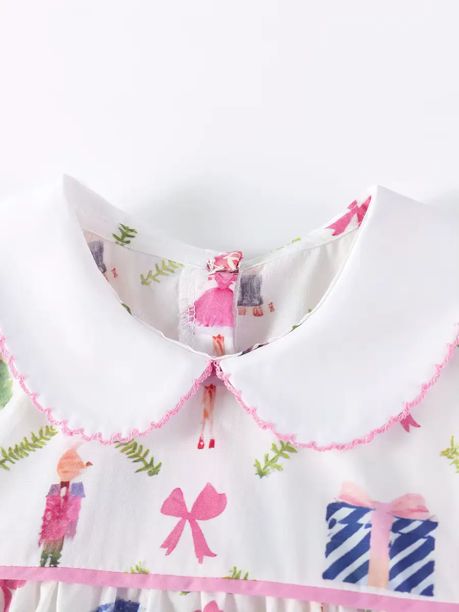 Girls Cotton Cartoon Print Dress 2026 Arrival Boutique Polyester Wholesale product image 2