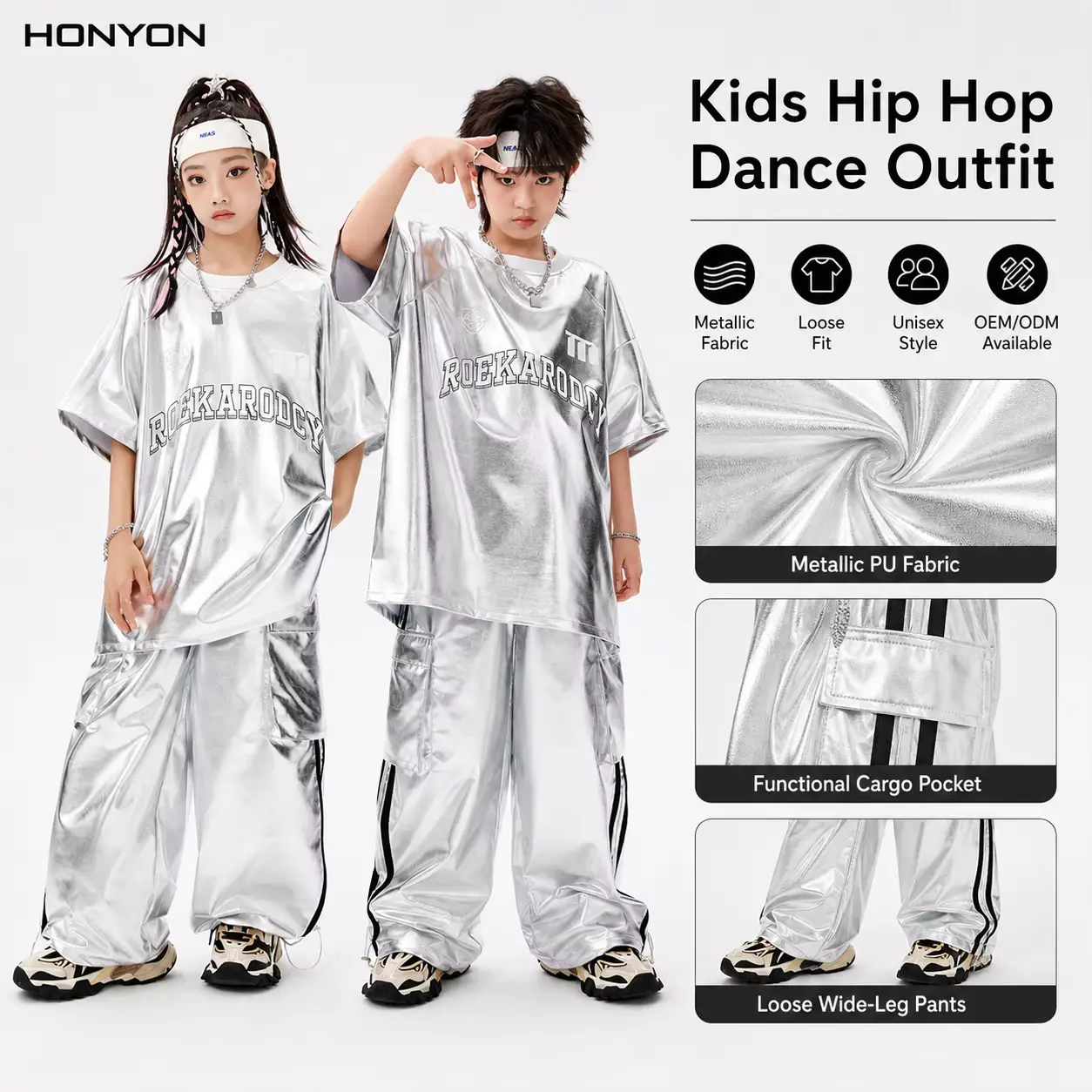 Boys Girls T-shirt Hip-hop Clothes AND Jazz Dance Street Wholesale
