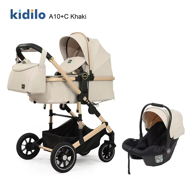 Stroller Seat One-button Folding High-view Carriage Safety CAN SIT Wholesale
