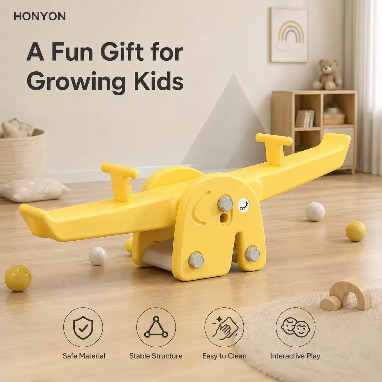 Thickened Plastic Seesaw Indoor Balance Play Equipment Home Amusement Educational Wholesale product image 3