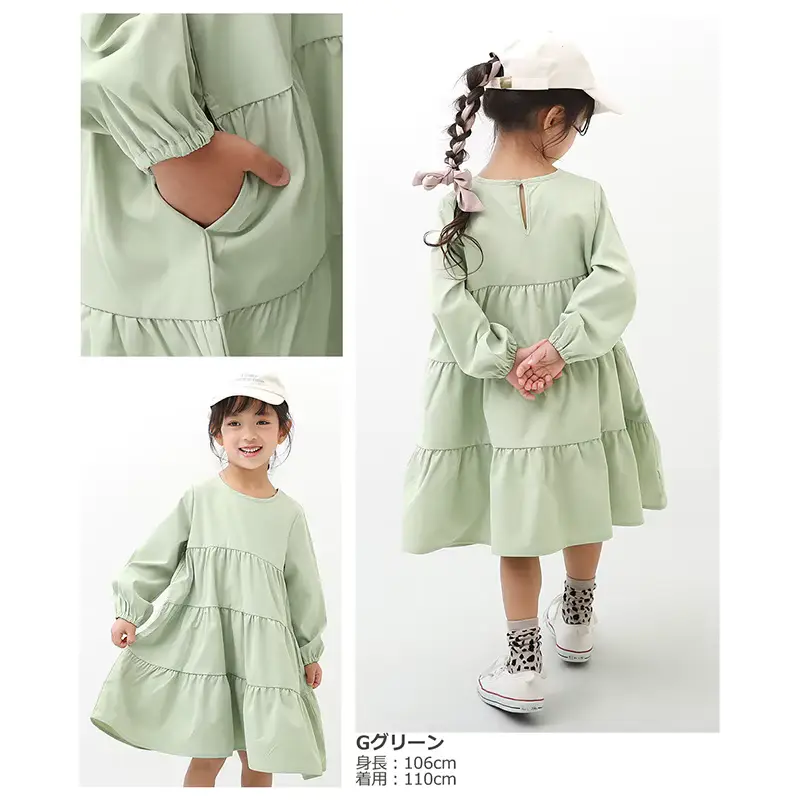 Girls Dress Clothing Long Sleeve Sweet Daily Wholesale product image 4