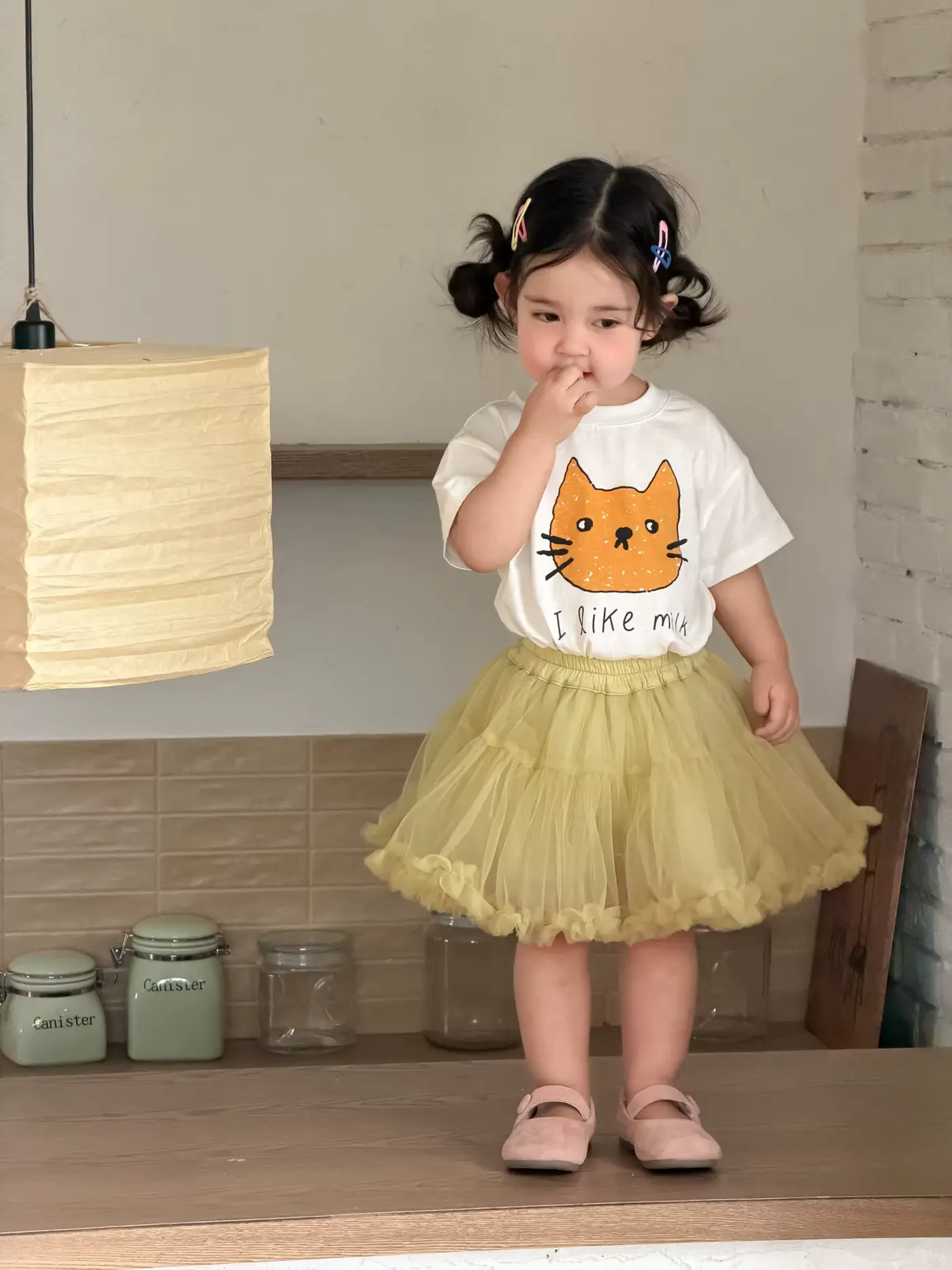 Girls Cotton Print Animal Dress T-shirt Shorts SET Cheeky Wholesale product image 4