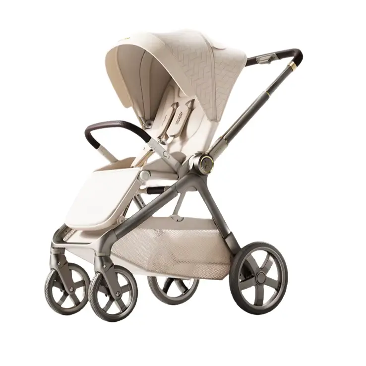 Newborn Pram Sit-lie Lightweight Aluminum Alloy Frame Full Auto-fold OEM Wholesale