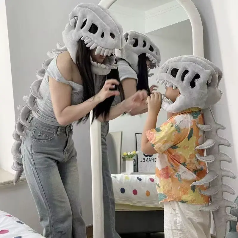 Cotton Wholesale Soft Plush Dinosaur Skeleton Skull Toys Polyester Educational product image 2