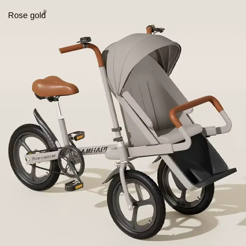 Stroller Seat Model Three-wheel Bicycle Front FOR Parents Aluminum Wholesale product image 3
